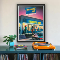 Blockbuster Video Retro ADS | Poster