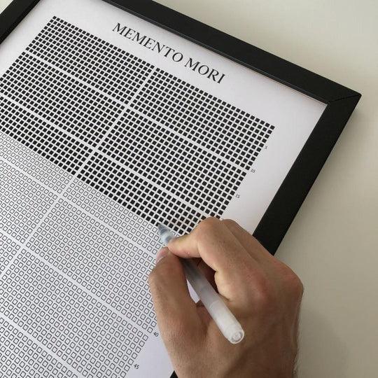 Memento Mori Life Calendar (FRAMED)