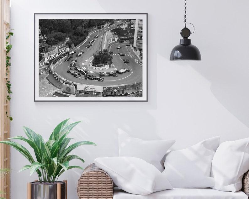F1 Monaco Grand Prix Vintage Photo | Poster