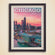 Chicago Colorful Skyline | Poster