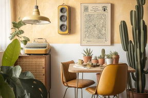 Dallas County Grunge Map, Texas Vintage Poster, USA Travel Gift, Printable Old City Map, Rare Item Collection, Wall Renovation